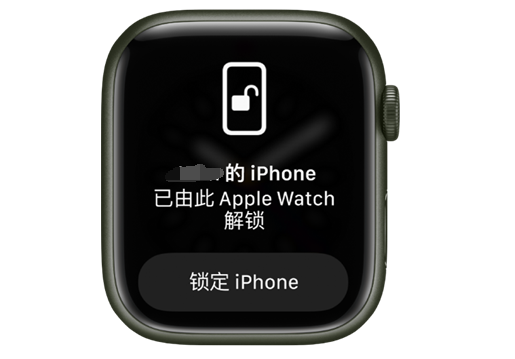 玉屏苹果手机维修分享用 AppleWatch 解锁配备面容 ID 的 iPhone方法 