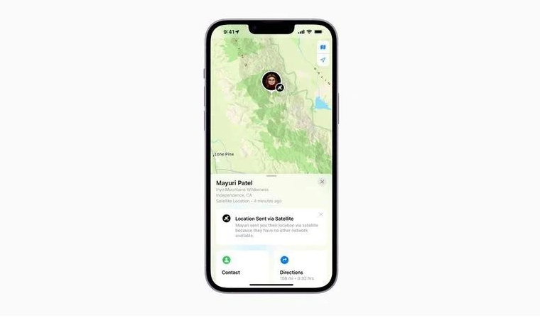 玉屏苹果14维修分享iPhone14系列中 FindMy功能通过卫星分享位置方法教程 